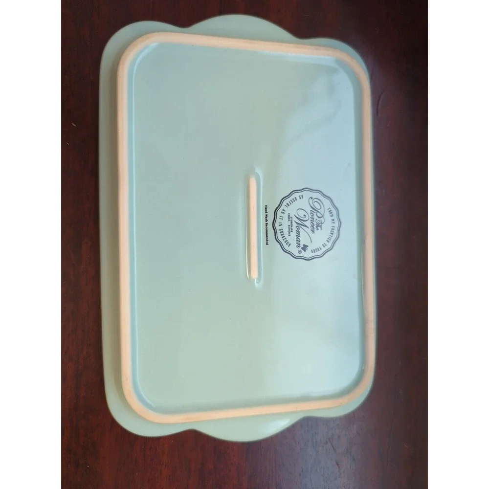 Pioneer Woman Ceramic Casserole Dish Salt Shaker Plate Butter Dish Base 4pc